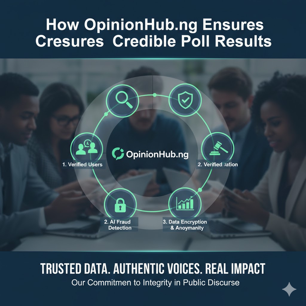 How OpinionHub.ng Ensures Credible Poll Results